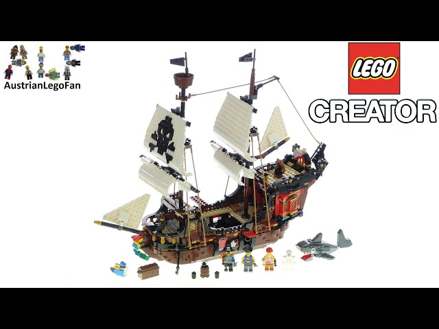 LEGO Creator 31109 Pirate Ship - Lego Speed Build Review 