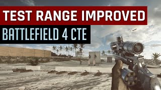 Test Range Updates, 3x Scope Tweak & Other Small Improvements - CTE Updates Battlefield 4 (BF4)
