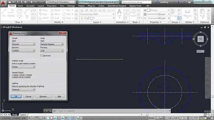 Beginners Autodesk AutoCAD 2014 Tutorial | How AutoCAD Interprets Units