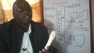 PARTS OF A DESCANT RECORDER (CBC) MUSICAL INSTRUMENTS