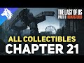 All collectible locations in chapter 21 the flooded city  the last of us part 2 remastered