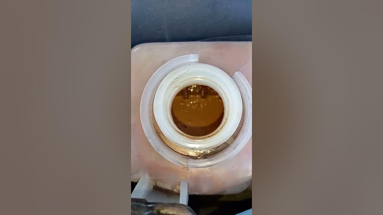 blue devil radiator flush on a 97 f150 with tan sludge in coolant