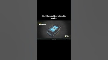 Rust Console New fallen skin pack…#shorts #rust #rustconsole