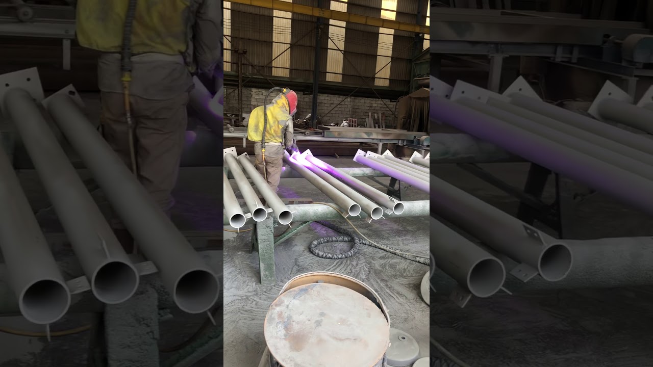 metallizing thermal spray - YouTube
