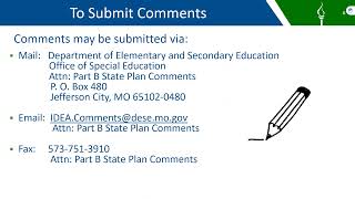 Part B State Plan Public Hearing Webinar #2