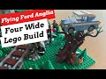 Lego Harry Potter Flying Ford Anglia MOC build - Four studs wide