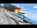 GTA 5 Epic Plane Crashes & Spiderman Ragdolls Ep.22 (Euphoria Physics)