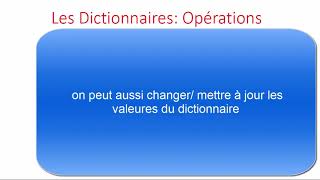 Cours Python : Les tuples et les dictionnaires (CPGE)