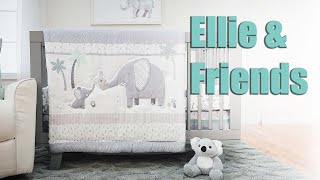 Ellie and Friends Crib Set by Sammy & Lou
