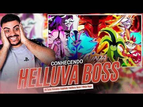 (REACT) Os Sete Pecados Capitais | Helluva Boss | Ninja Raps - É DO MESMO UNIVERSO DE HAZBIN HOTEL