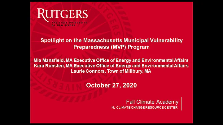 Spotlight on the Massachusetts Municipal Vulnerabi...