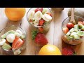 Salade de fruits kiwis bananes 🥝 🍌 🍊 🍓