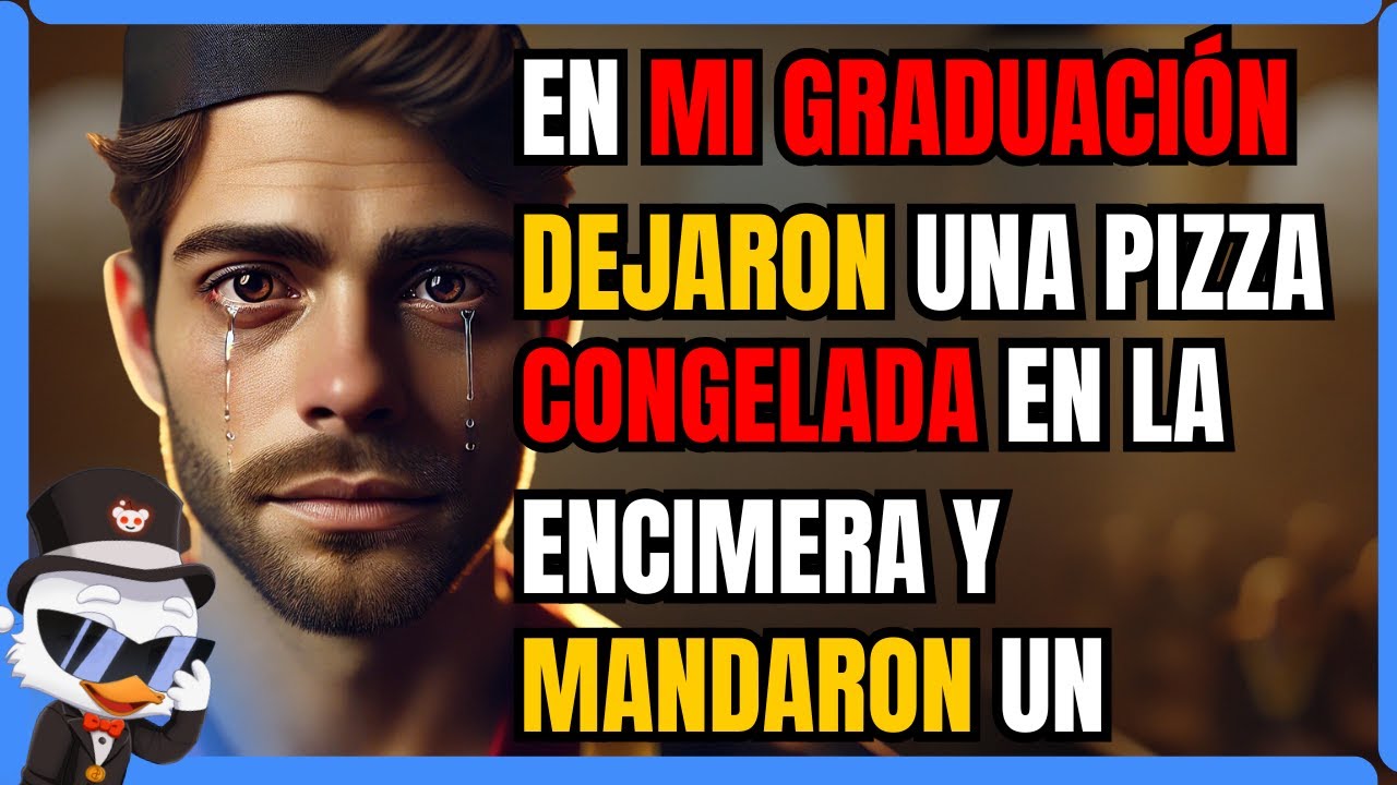EN MI GRADUACIÓN DEJARON UNA PIZZA CONGELADA EN LA ENCIMERA Y MANDARON UN MENSAJE DE “¡FELICIDADES!”