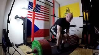 1-18-2019 Jason Blaha Training - Deadlift, Barbell Row, Glute Bridge & Cheat Curls