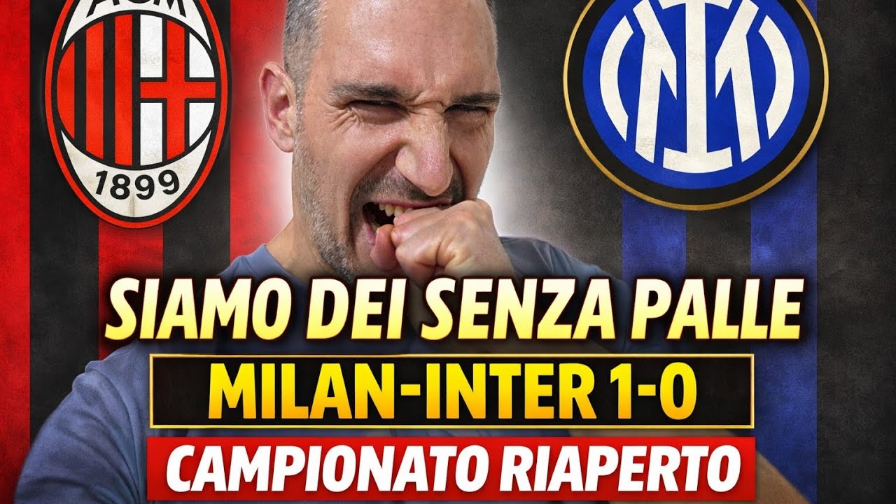 MILAN-INTER 1-0! SENZA PALLE E CON 1000 ALIBI, MA LA COLPA È DI CHIVU.