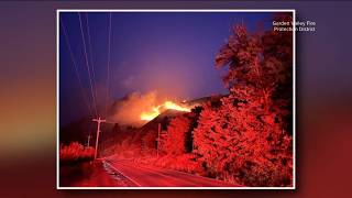 Highway 55 back open following 330 acre wildfire