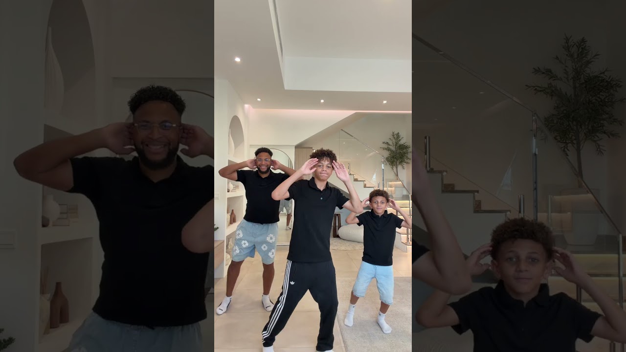 Le trio 🔥💪🏽 #familytime #danse