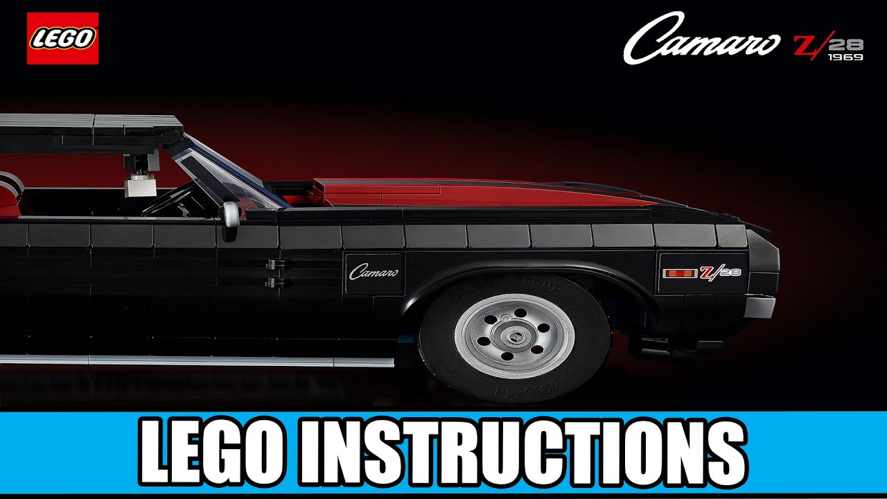 LEGO Icons 10304 Chevrolet Camaro Z/28 1969 building instructions