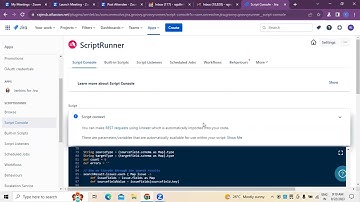 JIRA Administration working on script runner