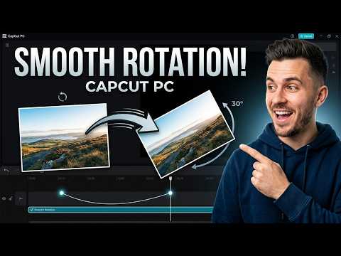 How to Make Smooth Image Rotation in CapCut PC | Easy Animation Tutorial!