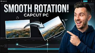How to Make Smooth Image Rotation in CapCut PC | Easy Animation Tutorial!