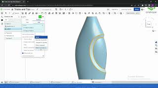 Complex Surface Model in Onshape