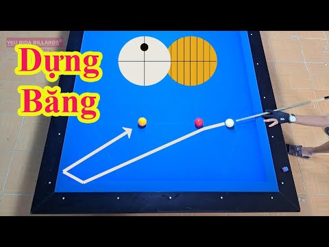 Video Hướng dẫn cách đánh dựng băng trong bida phăng - youtube