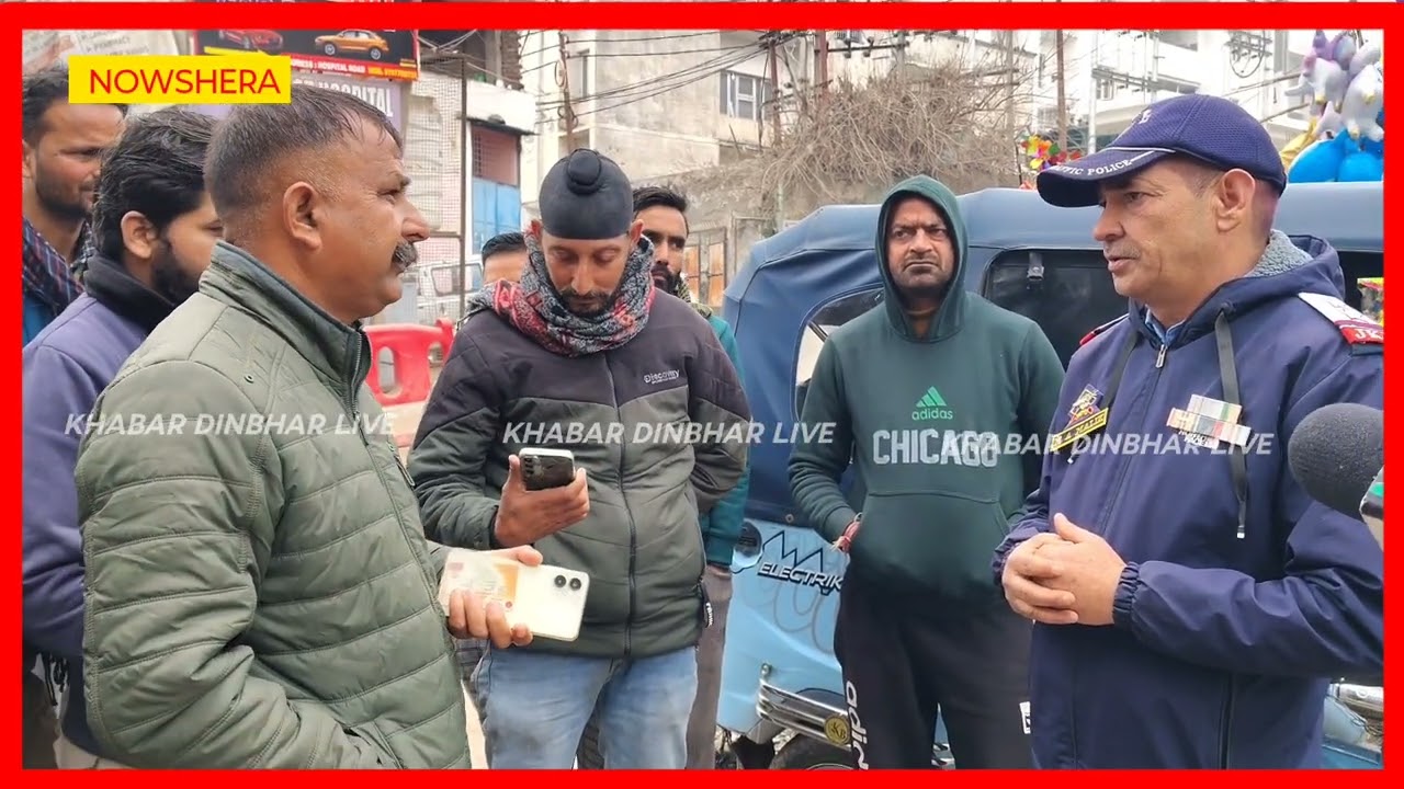 Bus Stand Nowshera traffic police raised awareness among drivers about traffic rules and regulations