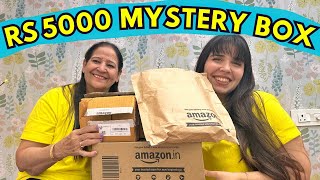 Amazon Mystery Box worth Rs5000 for Nani! Diwali Festive Decor &amp; FULL Outfit | Heli Ved