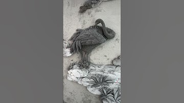 #shost tranh đắp xi măng 3d sắc nét