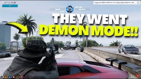 Swizz is Stunned After Witnessing  Mandem vs Rust 6v6 MultiPov 2nd Fight! | NoPixel RP | GTA | CG