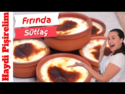 Fırında Sütlaç Tarifi | Pastane Usulü Fırında Sütlaç | Fırın Sütlaç Tarifi