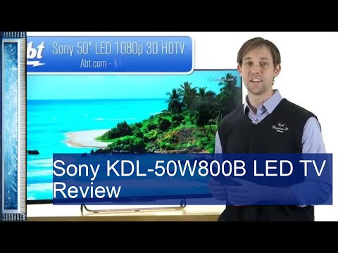 Sony KDL-50W800B LED TV Review - YouTube