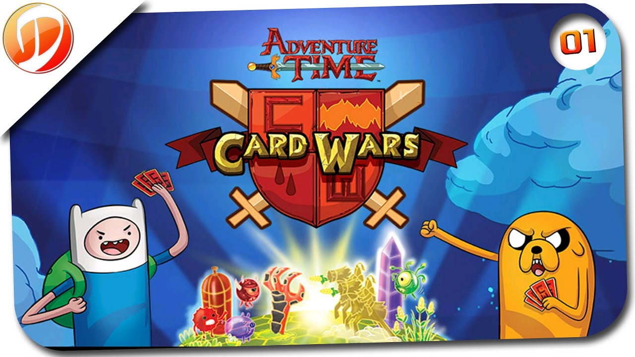 Guerra das Cartas - Batalha Epica Finn vs Jake - Primeira 