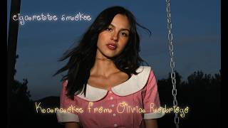 cigarette smoke - Karaoke with Backing Vocals from Olivia Rodrigo