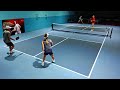 Intense Senior Mixed vs Men's Doubles Pickleball