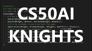 CS50AI Week 1: Knowledge - 'Knights' Assignment