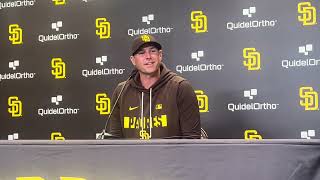 Padres manager Craig Stammen on new faces Samad Taylor and Jase Bowen and Freddy Fermin’s revival