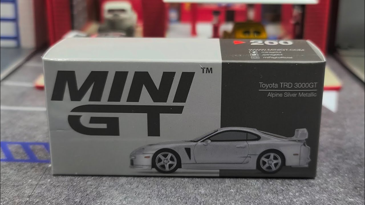 MINI GT Toyota TRD 3000GT Alpine Silver Metallic ( Overseas