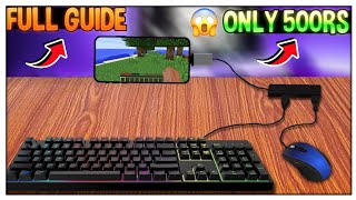 HOW TO PLAY MINECRAFT PE WITH KEYBOARD AND MOUSE || MCPE WITH KEYBOARD AND MOUSE FOR FIRST TIME 😍