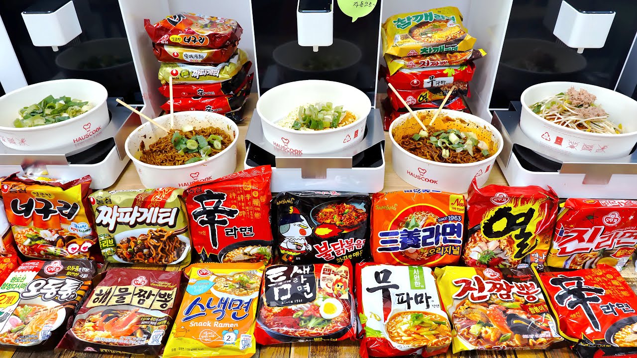 что вы хотите ! Беспилотный магазин «Рамен» | Корейская еда