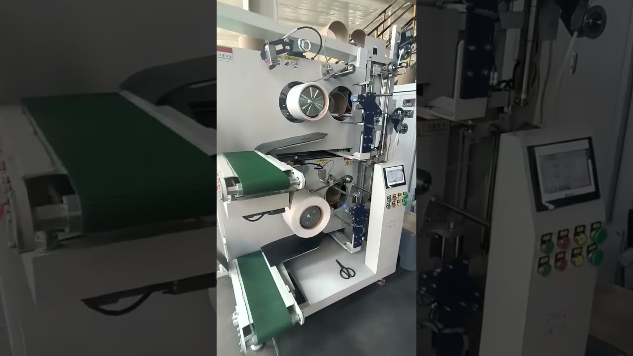 Double-heads PP strapping winding machine /plastic coiling machine /automatic pp strapping winder