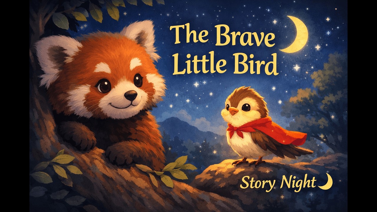 The Brave Little Bird | Gentle Bedtime Story for Kids 🌙 - YouTube