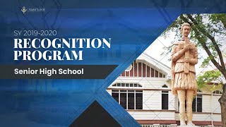 Senior High School Virtual Recognition SY2019-2020