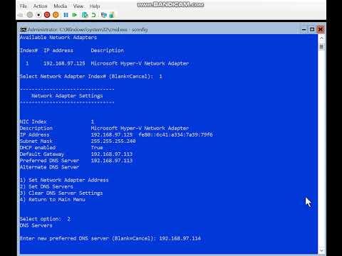 Windows Server 2019 Core basic configuration
