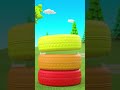 #Shorts Cute Baby Girl Tyre Jump Game | Learn Colors for Children | Kids Educational videos 2023