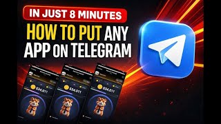 how to put your app into telegram / how to quickly deploy your web app to the internet