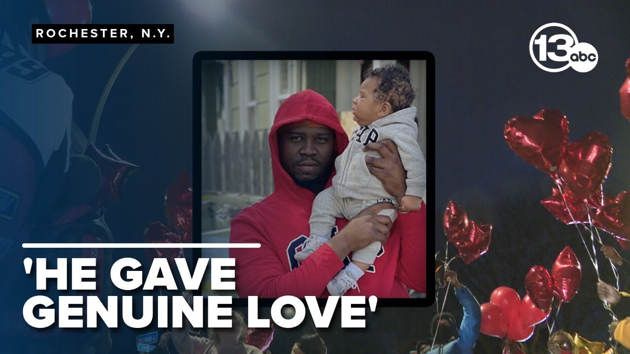 Community mourns father killed in shooting - YouTube