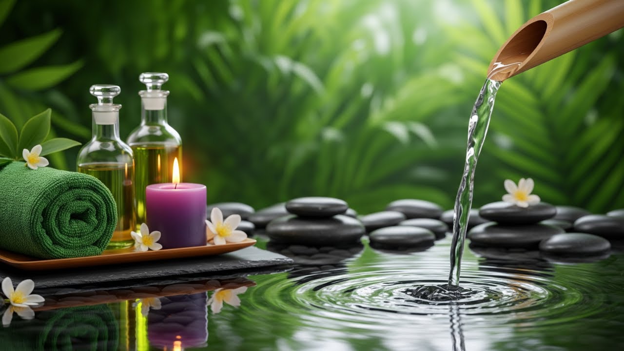 DEEP RELAXING PIANO & BAMBOO WATER SOUNDS 🌿 SLEEP MUSIC FOR STRESS RELIEF AND INNER PEACE 2026