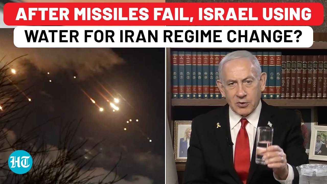 After Israeli Missiles Fail In War, Netanyahu Tries To Use Water For Iran Regime Change| Nuclear| US